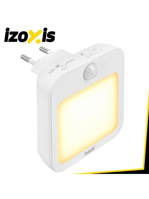 LED naktinė lemputė su judesio jutikliu – 2 vnt. „Izoxis“ 7 LED naktinė lemputė su judesio jutikliu – 2 vnt. „Izoxis“ 7