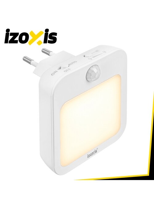 LED naktinė lemputė su judesio jutikliu – 2 vnt. „Izoxis“ 8