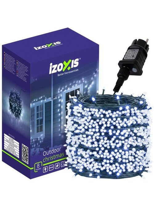 Lauko lemputės 500LED 35m baltos Izoxis 24899