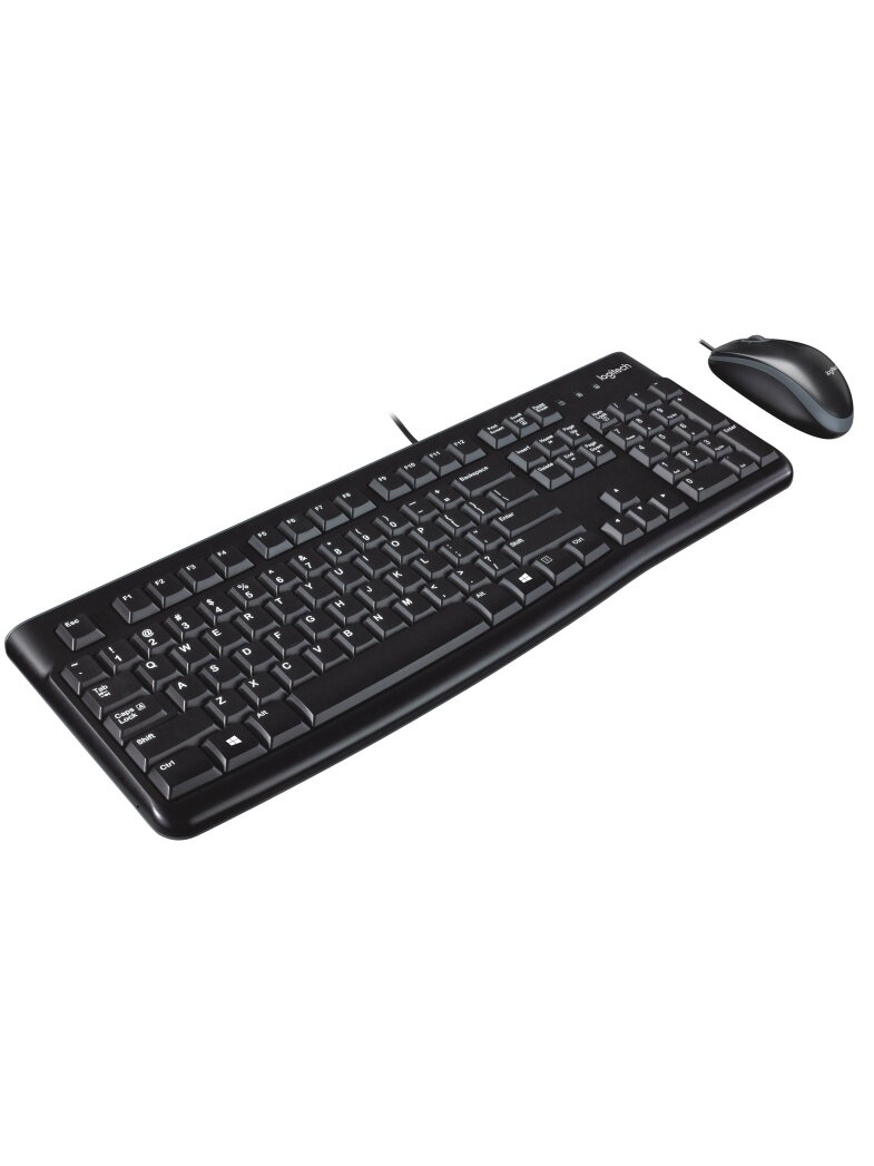 Laidinė Klaviatūra ir pelė Logitech MK120, US 920-002562