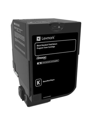Lexmark 74C2SK0 Lazerinė kasetė, Juoda Lexmark 74C2SK0 Lazerinė kasetė, Juoda