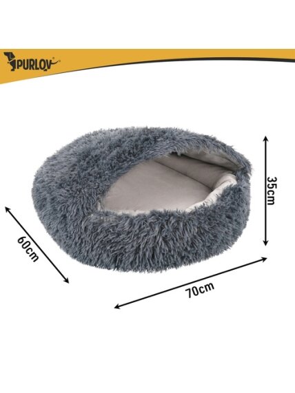 70 cm šunų/kačių guolis – pliušinis „Purlov“ 1