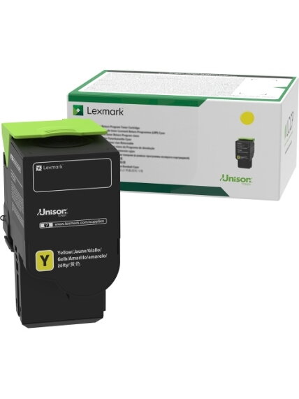 Lexmark 78C2XY0 kasetė lazeriniams spausdintuvams, Geltona (5000 puslapių) Lexmark 78C2XY0 kasetė lazeriniams spausdintuvams, Geltona (5000 puslapių)