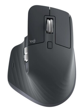 Logitech MX Master 3S Belaidė pelė RF Wireless + Bluetooth, 8000 DPI, Graphite