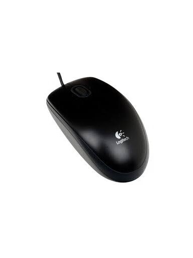 Logitech B100 Laidinė pelė, USB Type-A, Optical, 1000 DPI, Juoda