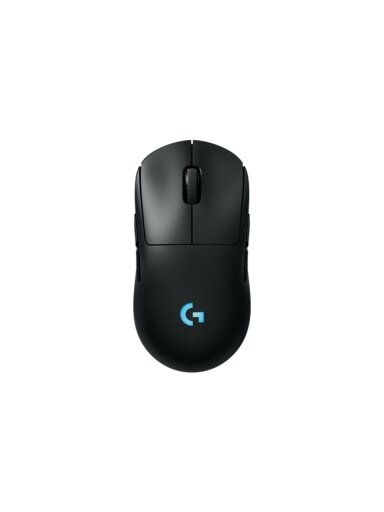 Logitech G Pro 2 Lightspeed Belaidė žaidimų pelė RF Wireless 44000 DPI, Juoda