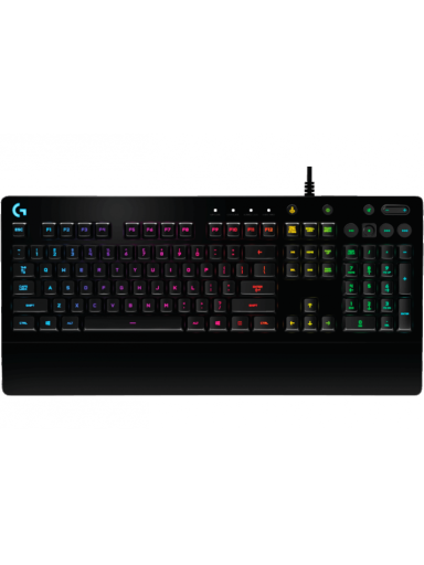 Logitech G213 PRODIGY Laidinė žaidimų klaviatūra, RGB Apšvietimas, USB, US, Juoda