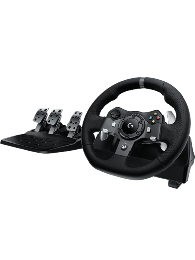 Logitech G920 Driving Force Žaidimų vairas ir pedalai, skirta Xbox Series X|S /Xbox One/PC, Juoda