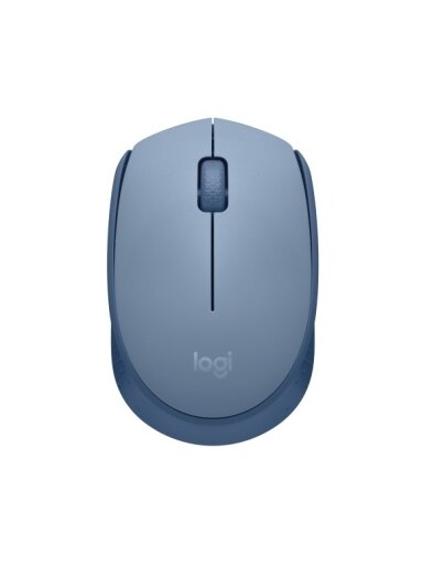 Logitech M171 Belaidė pelė RF Wireless, 1000 DPI, Blue Gray