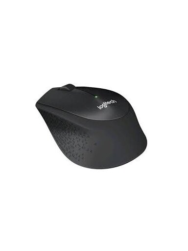 Logitech M330 Silent Plus Belaidė pelė, 1000 DPI, Juoda