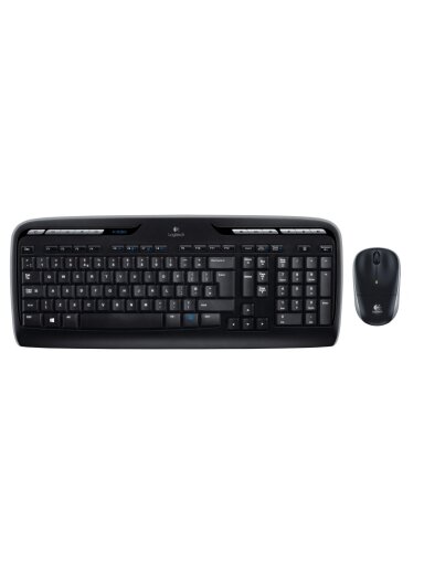 Logitech MK330 Combo Belaidė klaviatūra + pelė, US INT, Juoda