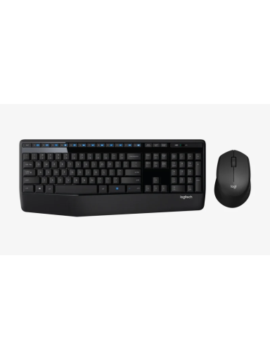 Logitech MK345 Combo Belaidė klaviatūra + pelė, US, Juoda