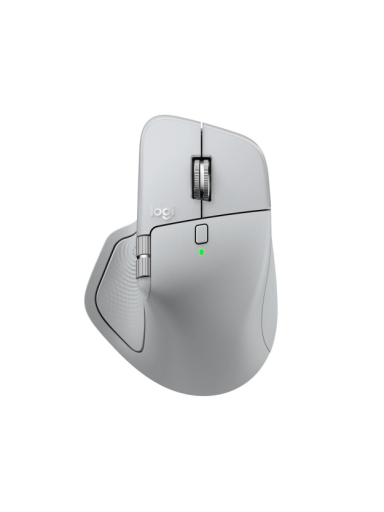 Logitech MX Master 4 Belaidė pelė RF Wireless + Bluetooth, 8000 DPI, Pale Grey