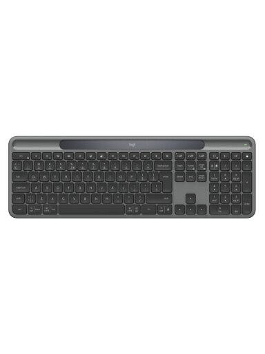 Logitech Signature Slim Solar+ K980 Belaidė klaviatūra, RF Wireless+Bluetooth, US Int, Graphite