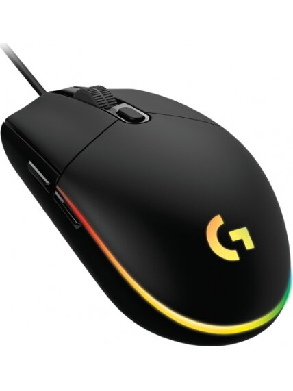 Logitech G102 LIGHTSYNC Laidinė žaidimų pelė, USB, 8000 DPI, Juoda Logitech G102 LIGHTSYNC Laidinė žaidimų pelė, USB, 8000 DPI, Juoda