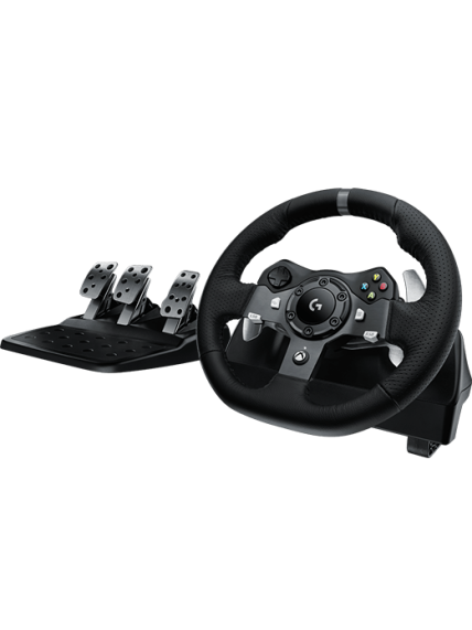 Logitech G920 Driving Force Žaidimų vairas ir pedalai, skirta Xbox Series X|S /Xbox One/PC, Juoda Logitech G920 Driving Force Žaidimų vairas ir pedalai, skirta Xbox Series X|S /Xbox One/PC, Juoda