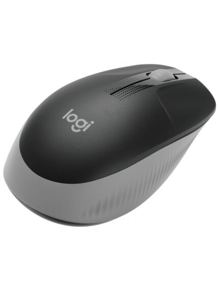 Logitech M190 Full-Size Belaidė pelė, RF Wireless, 1000 DPI, Mid Grey Logitech M190 Full-Size Belaidė pelė, RF Wireless, 1000 DPI, Mid Grey
