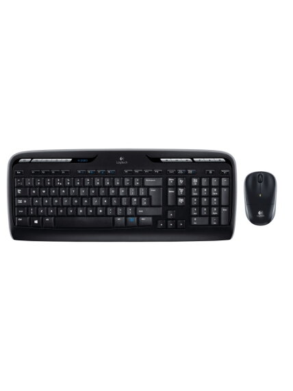 Logitech MK330 Combo Belaidė klaviatūra + pelė, US INT, Juoda Logitech MK330 Combo Belaidė klaviatūra + pelė, US INT, Juoda