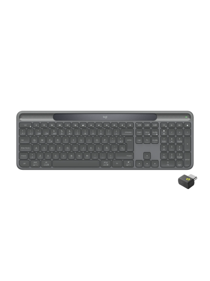Logitech Signature Slim Solar+ K980 for Business Belaidė klaviatūra, RF+Bluetooth, US Int, Graphite Logitech Signature Slim Solar+ K980 for Business Belaidė klaviatūra, RF+Bluetooth, US Int, Graphite