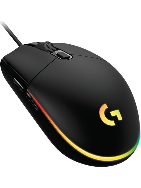 Logitech G102 LIGHTSYNC Laidinė žaidimų pelė, USB, 8000 DPI, Juoda Logitech G102 LIGHTSYNC Laidinė žaidimų pelė, USB, 8000 DPI, Juoda