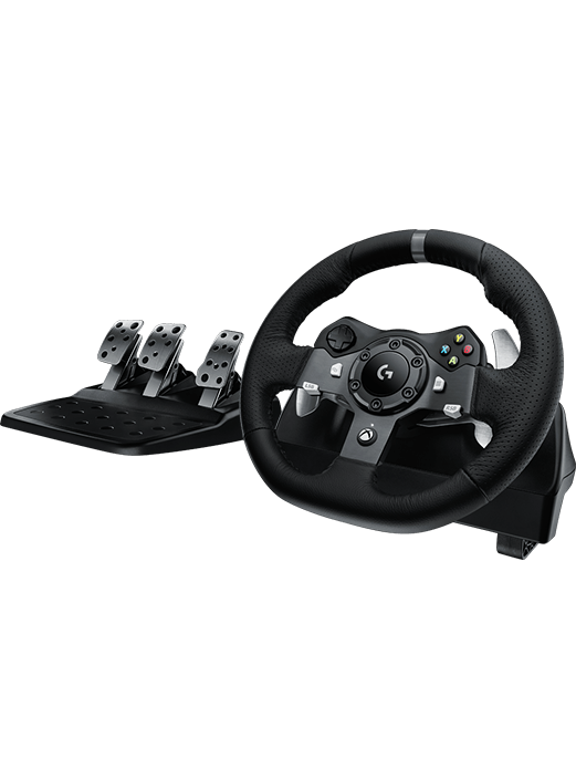 Logitech G920 Driving Force Žaidimų vairas ir pedalai, skirta Xbox Series X|S /Xbox One/PC, Juoda Logitech G920 Driving Force Žaidimų vairas ir pedalai, skirta Xbox Series X|S /Xbox One/PC, Juoda
