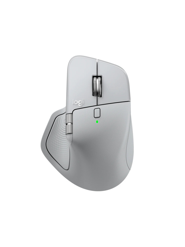 Logitech MX Master 4 Belaidė pelė RF Wireless + Bluetooth, 8000 DPI, Pale Grey Logitech MX Master 4 Belaidė pelė RF Wireless + Bluetooth, 8000 DPI, Pale Grey