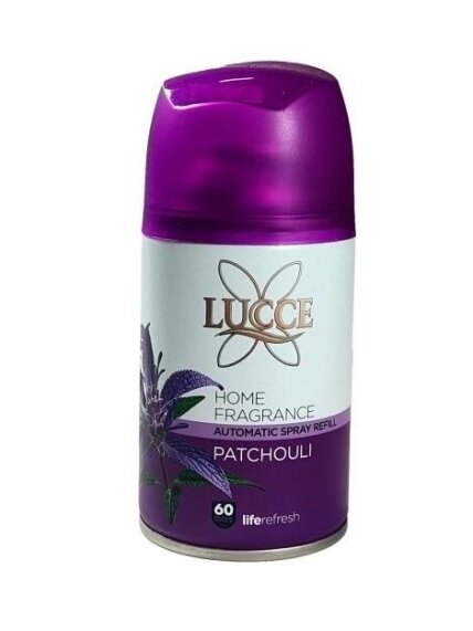 LUCCE Patchouli automatinio oro gaiviklio papildymas, 250 ml LUCCE Patchouli automatinio oro gaiviklio papildymas, 250 ml