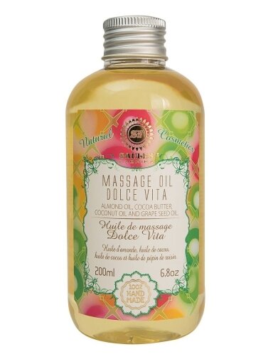 Masažo aliejus DOLCE VITA Saules Fabrika, 200 ml