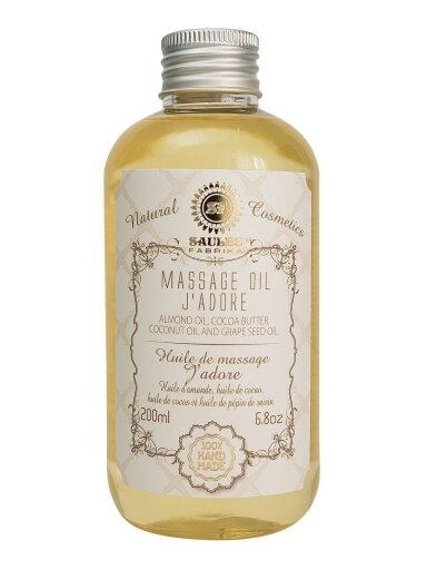 Masažo aliejus J'ADORE Saules Fabrika, 200 ml