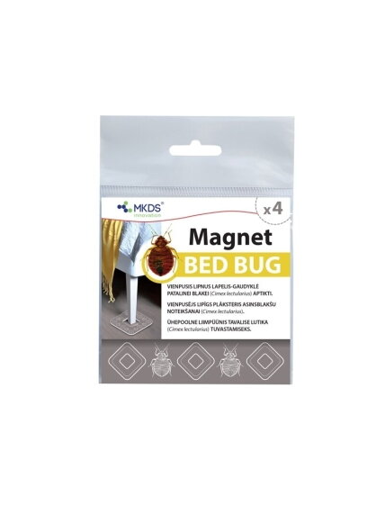 Patalinių blakių LIPNI gaudyklė Magnet Bed Bug (4vnt) Patalinių blakių LIPNI gaudyklė Magnet Bed Bug (4vnt)