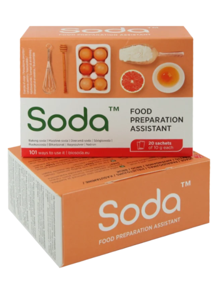 Maistinė soda, 20 vnt x 10 g Maistinė soda, 20 vnt x 10 g