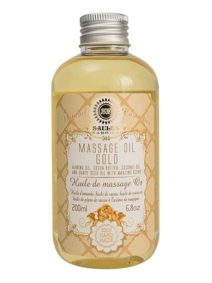 Masažo aliejus GOLD Saules Fabrika, 200 ml Masažo aliejus GOLD Saules Fabrika, 200 ml