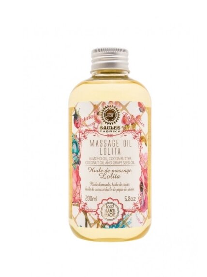 Masažo aliejus LOLITA Saules Fabrika, 200 ml Masažo aliejus LOLITA Saules Fabrika, 200 ml