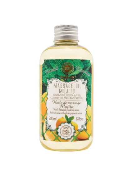 Masažo aliejus MOJITO Saules Fabrika, 200 ml Masažo aliejus MOJITO Saules Fabrika, 200 ml