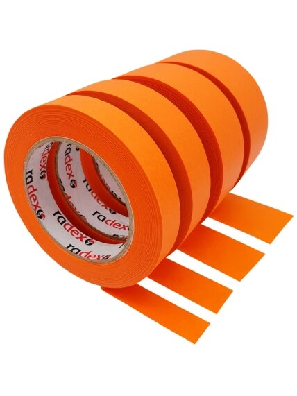 Maskavimo juosta ORANGE 19MM 80°C Radex Maskavimo juosta ORANGE 19MM 80°C Radex