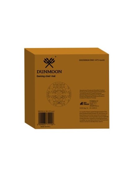Mata gamingowa pod fotel okrągła Dunmoon 25956 2 Mata gamingowa pod fotel okrągła Dunmoon 25956 2