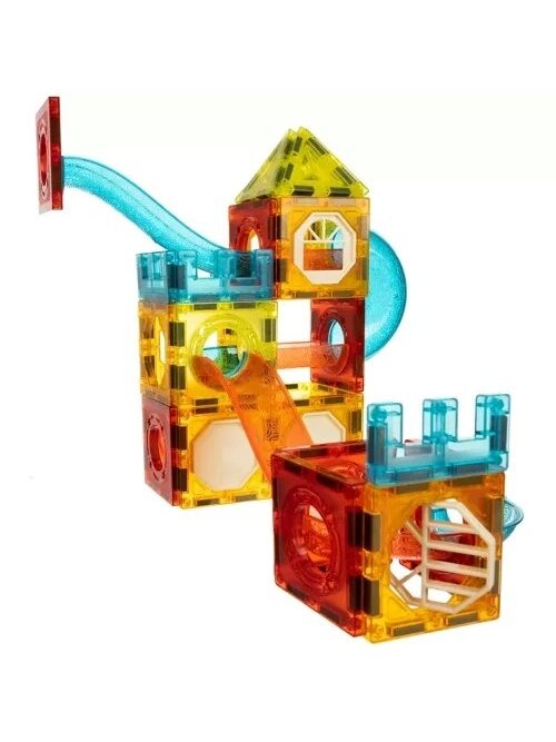 Magnetiniai blokeliai - takelis 77 vnt. Kruzzel 22684 3