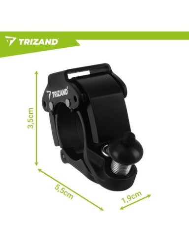 Mechaninis dviračio skambutis 7,5x4,5x2cm Trizand