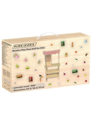 Medinis kioskas su priedais Kruzzel 24888