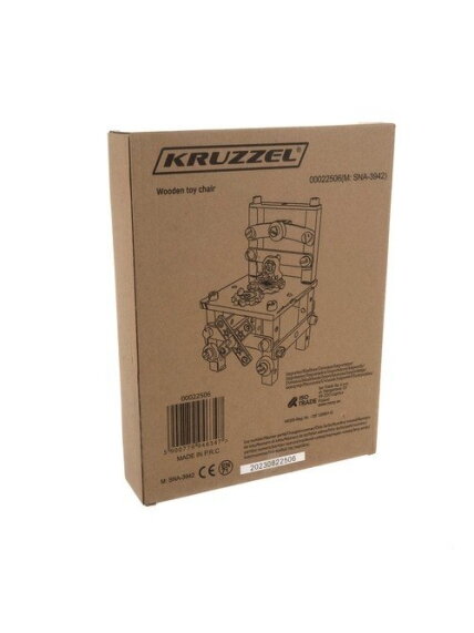 Medinė surinkimo kėdė Kruzzel 22506 10 Medinė surinkimo kėdė Kruzzel 22506 10