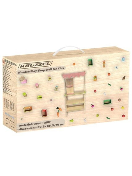 Medinis kioskas su priedais Kruzzel 24888 1