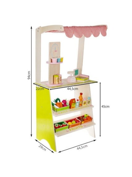 Medinis kioskas su priedais Kruzzel 24888 3