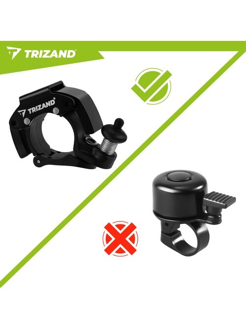Mechaninis dviračio skambutis 7,5x4,5x2cm Trizand 9