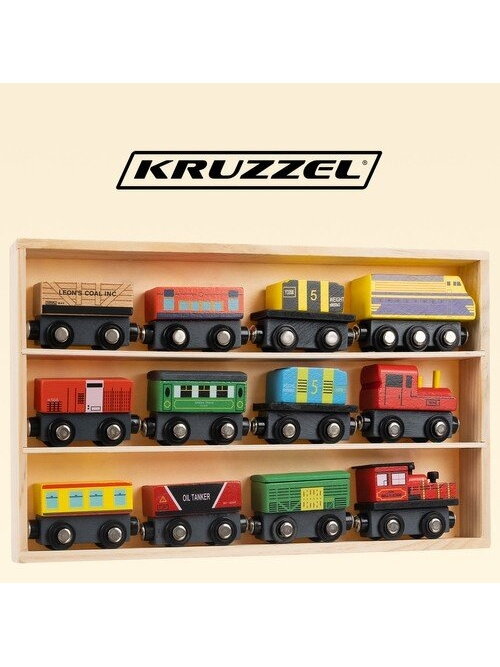 Medinis geležinkelis - 12 vnt. Kruzelis 23522 1 Medinis geležinkelis - 12 vnt. Kruzelis 23522 1