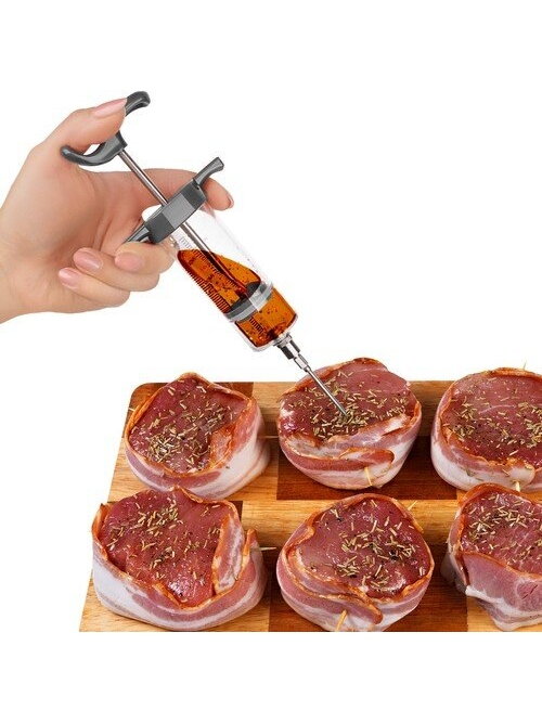 Mėsos purkštukas + 3 adatos Ruhhy 23055 12 Mėsos purkštukas + 3 adatos Ruhhy 23055 12