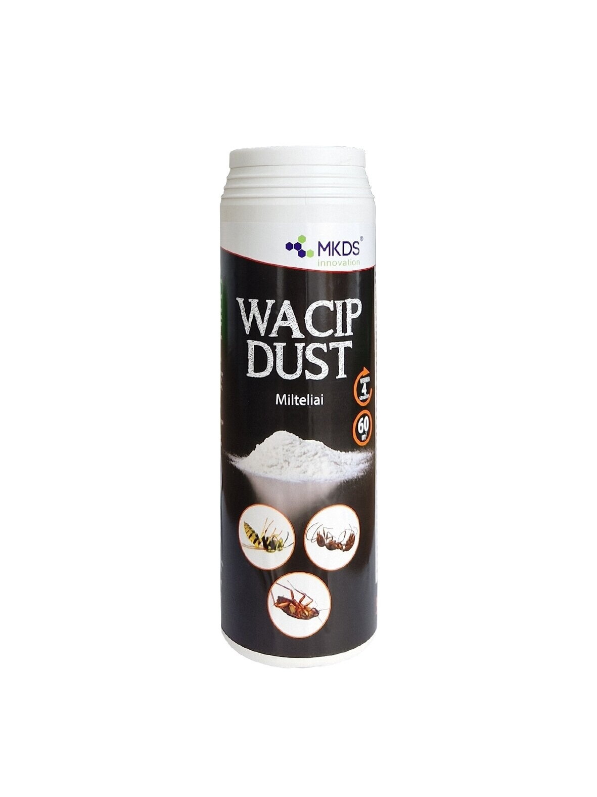 Milteliai ropojantiems vabzdžiams ir vapsvoms WACIP DUST, 500 g Milteliai ropojantiems vabzdžiams ir vapsvoms WACIP DUST, 500 g