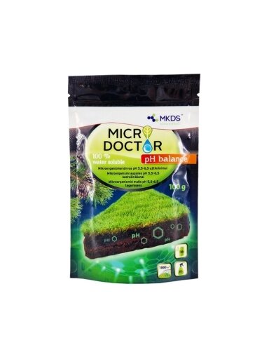Microdoctor pH balance dirvos pH 5,5-6,5 užtikrinimui