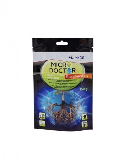 Microdoctor Paenibacillus spp. mikroorganizmai šaknims, 150 g Microdoctor Paenibacillus spp. mikroorganizmai šaknims, 150 g