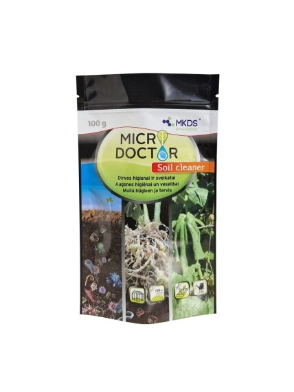 Microdoctor Soil cleaner dirvos higienai ir sveikatai, 100 g Microdoctor Soil cleaner dirvos higienai ir sveikatai, 100 g
