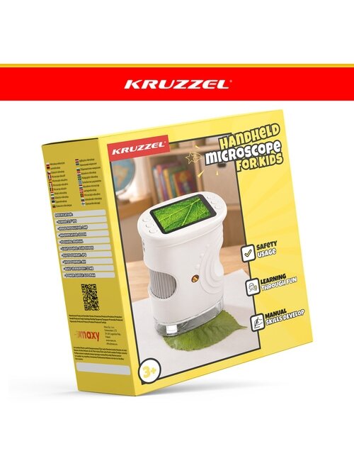 „Kruzzel“ baltas kišeninis mokomasis mikroskopas 1